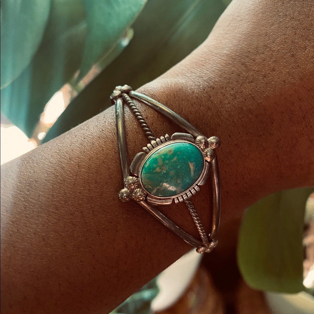 Marie B Navajo Turquoise Cuff Bracelet